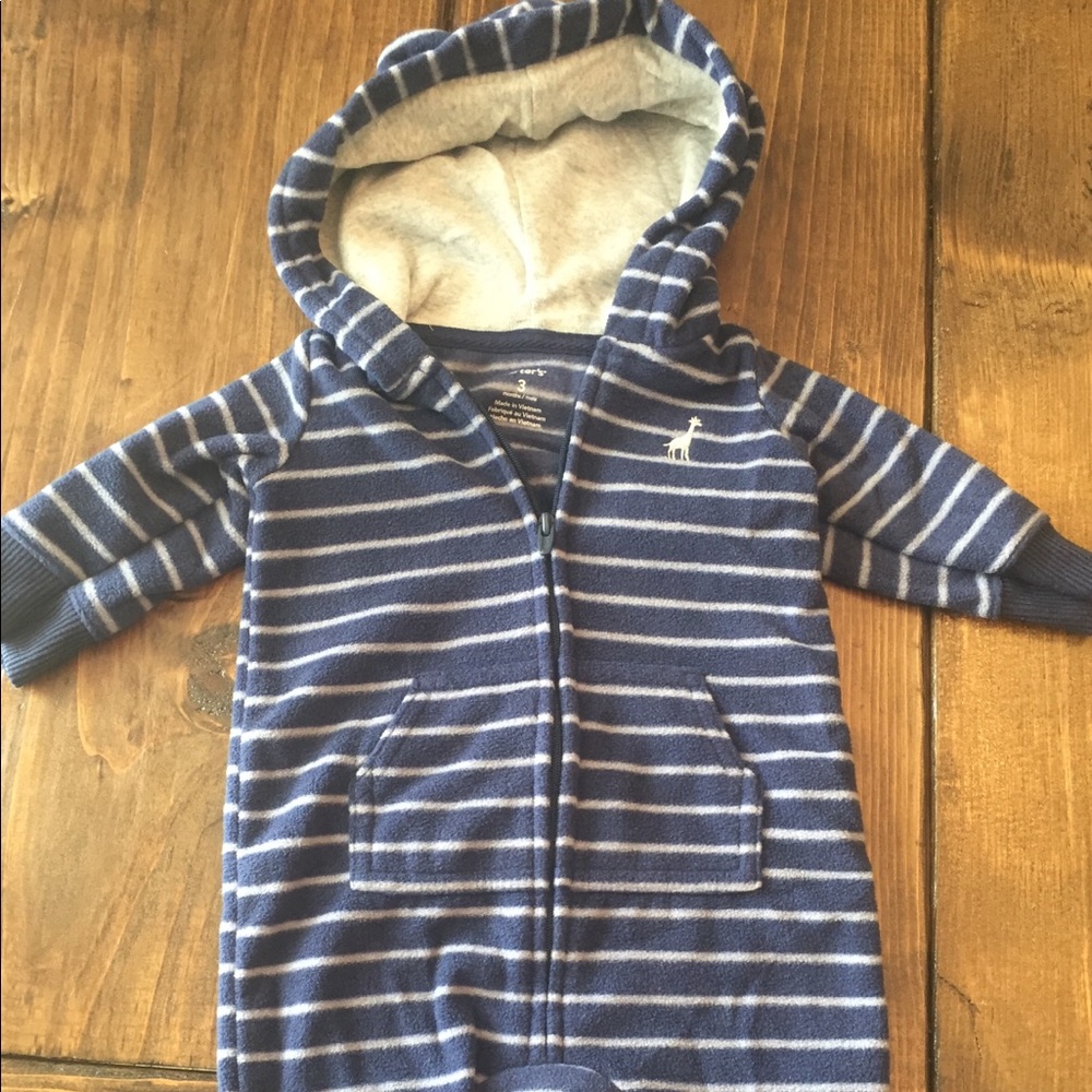 Carters fleece bodysuit